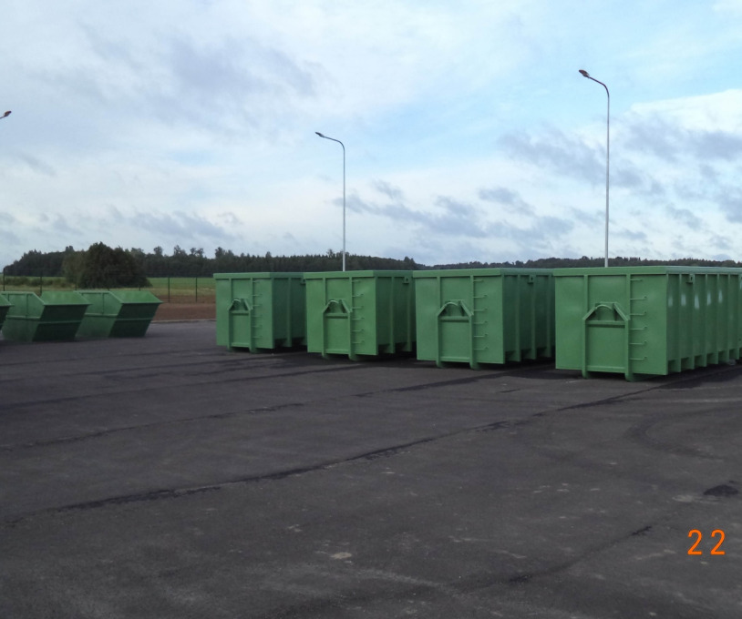 Didelių gabaritų atliekų surinkimo aikštelės,  adresu Pandėlio vs., Pandėlio sen., Rokiškio rajone  įrengimo darbai