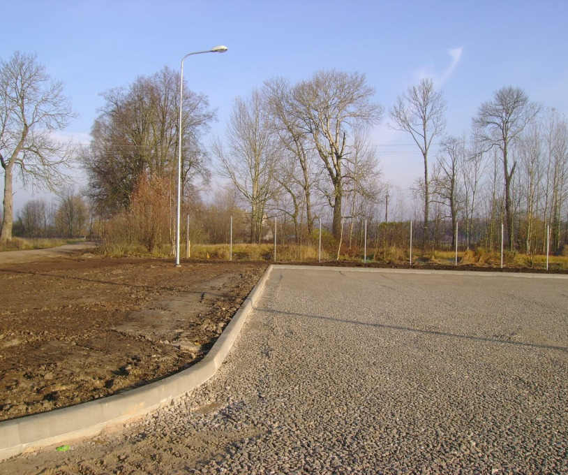 Didelių gabaritų atliekų surinkimo aikštelės Biržų rajone, Vabalninke, Kosmonautų g. 8 įrengimo darbai