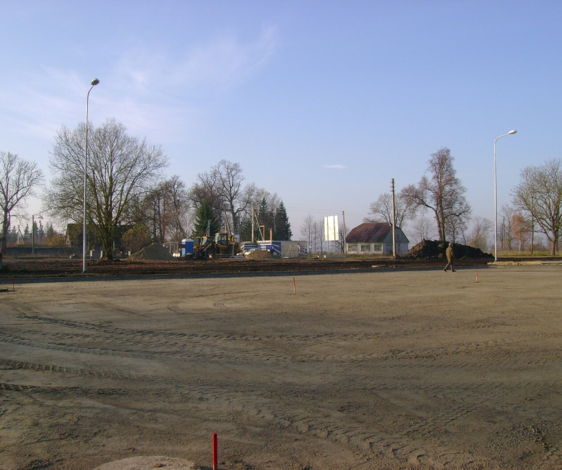 Didelių gabaritų atliekų surinkimo aikštelės Biržų rajone, Vabalninke, Kosmonautų g. 8 įrengimo darbai