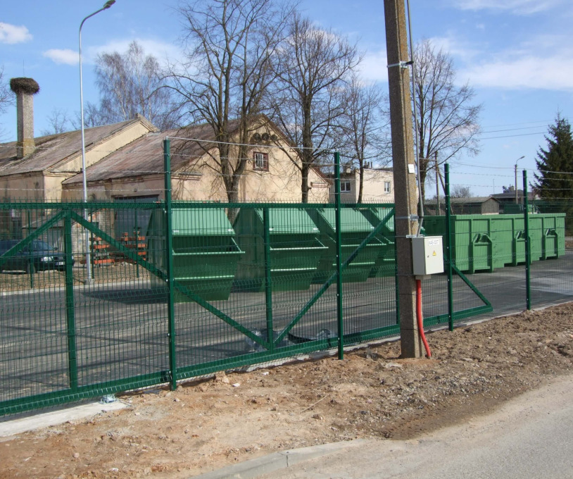 Didelių gabaritų atliekų surinkimo aikštelės,  adresu Vytauto g. 52 A, Joniškėlio m., Pasvalio rajone  įrengimo darbai