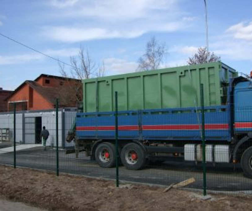 Didelių gabaritų atliekų surinkimo aikštelės,  adresu Vytauto g. 52 A, Joniškėlio m., Pasvalio rajone  įrengimo darbai